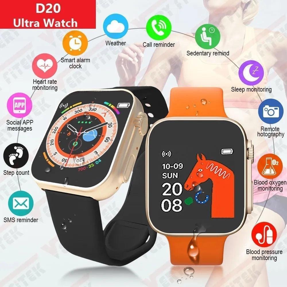 Smart Watch with Health and Fitness Tracking (1 Pc)